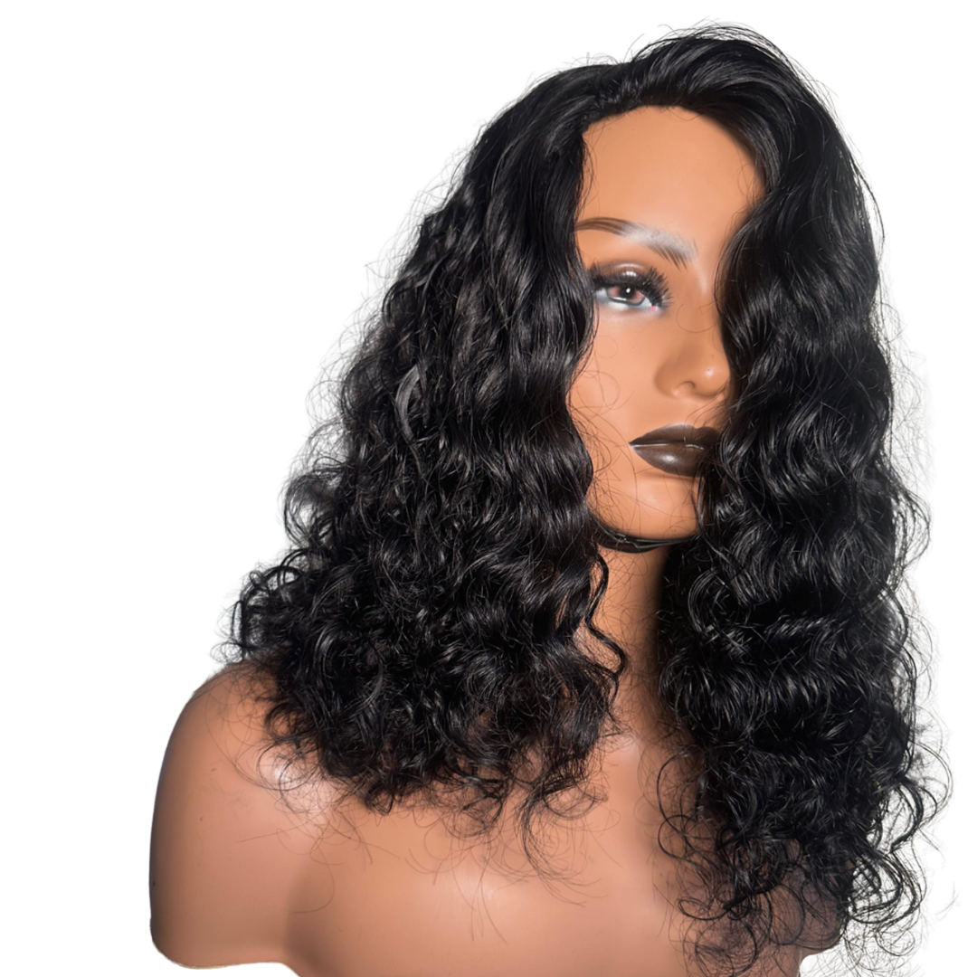 Raw Indian Curly Flip-Over Half Wig