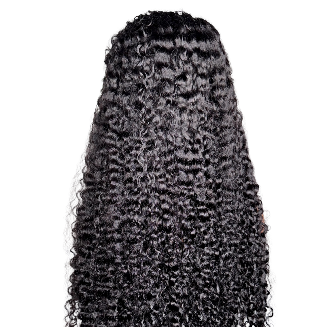 Raw Indian Curly Flip-Over Half Wig