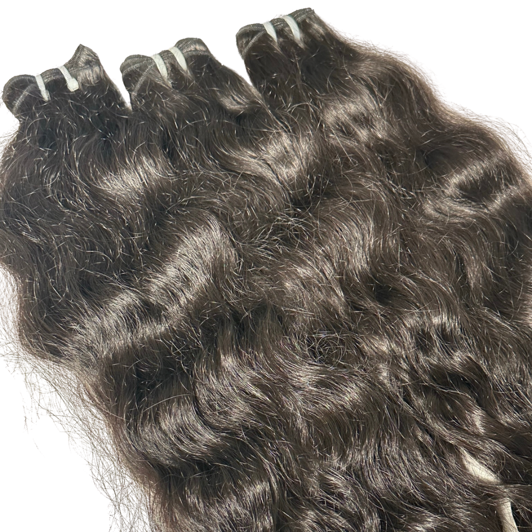 32” Raw Indian Loose Deep Curl 3 Bundle Deal