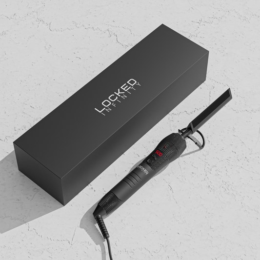 Locked Infinity Crystal Professional Hot Comb