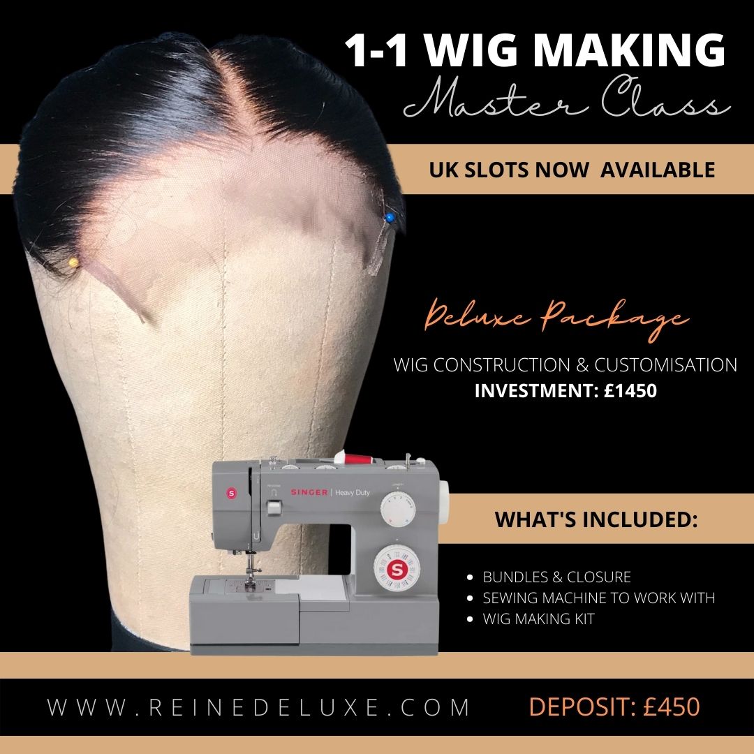 1-1 Sewing Machine Wig Construction & Customising Masterclass Deluxe P –  Reine Deluxe