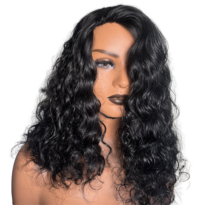 Raw Indian Curly Flip-Over Half Wig