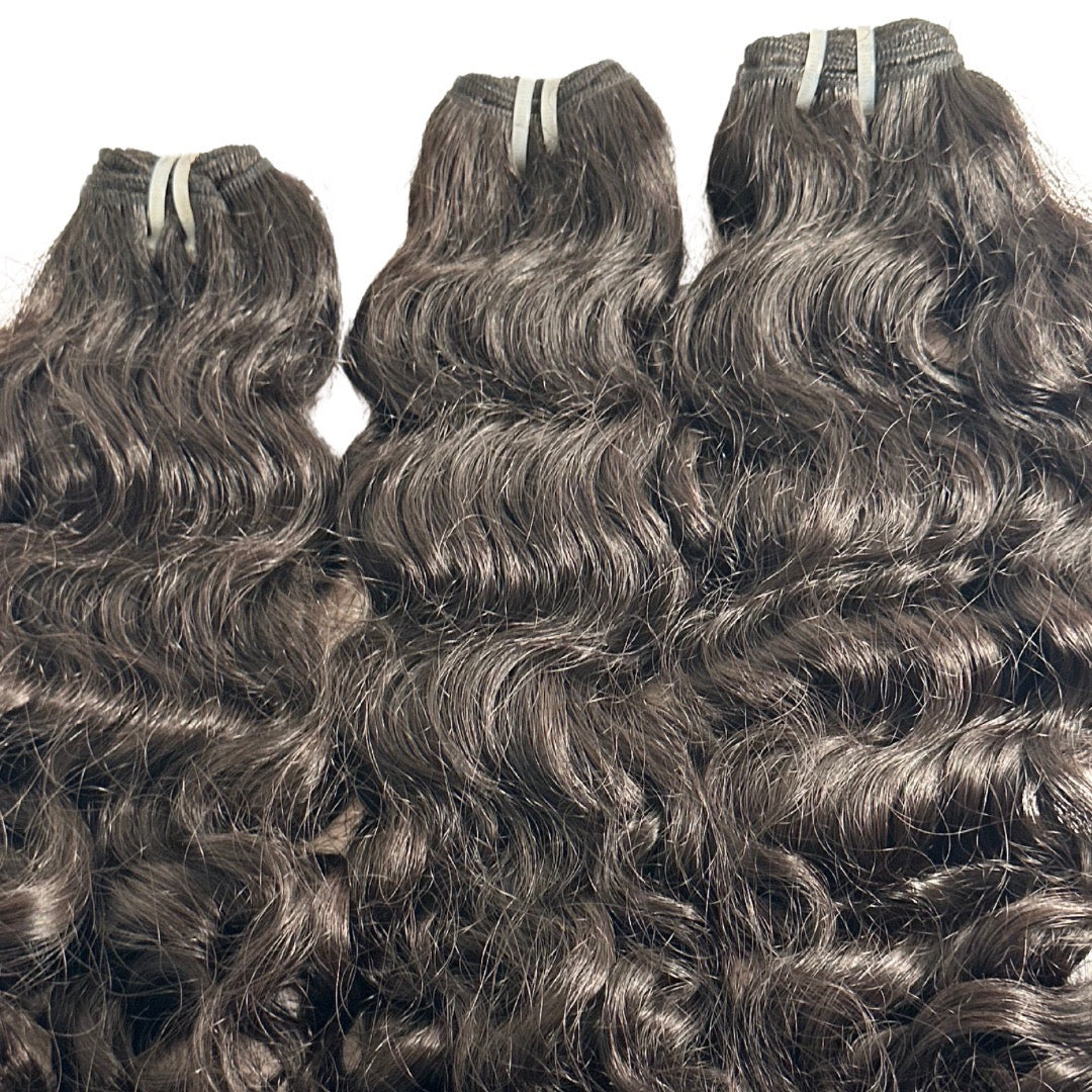 Raw Indian Curly 3 Bundle Deal-18" 20" 20"