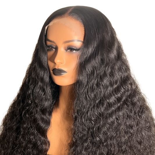Janet HD Raw Indian Curly Lace Closure Wig