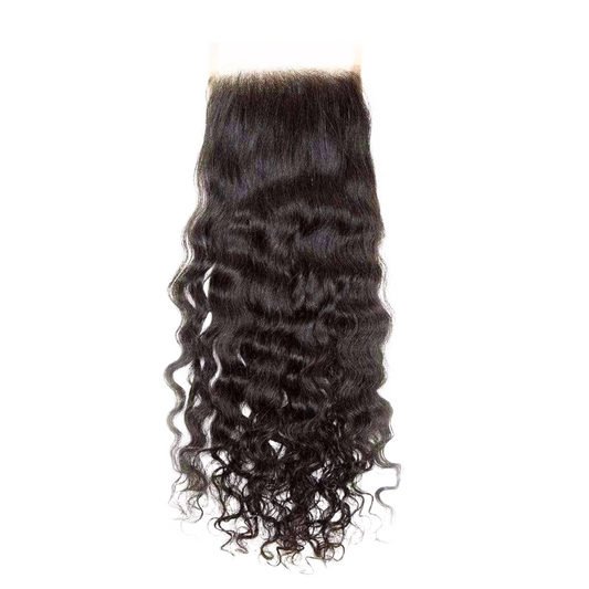 5 x 5 Raw Indian Curly Lace Closure