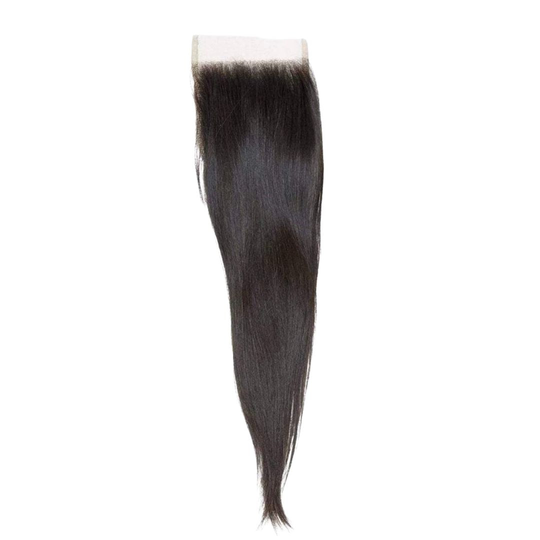 5 x 5 Raw Indian Natural Straight Lace Closure